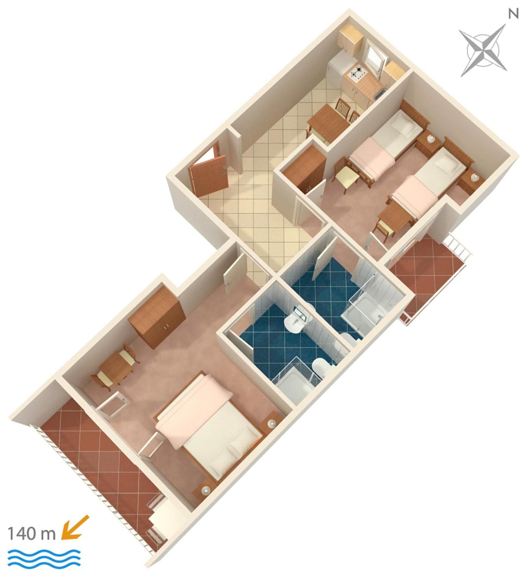 Apartments And Rooms By The Sea Brela, Makarska - 2752 Exterior foto